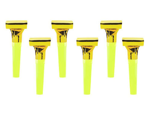 Picture of WHISTLES BLOWOUTS GOLD - 6 PACK